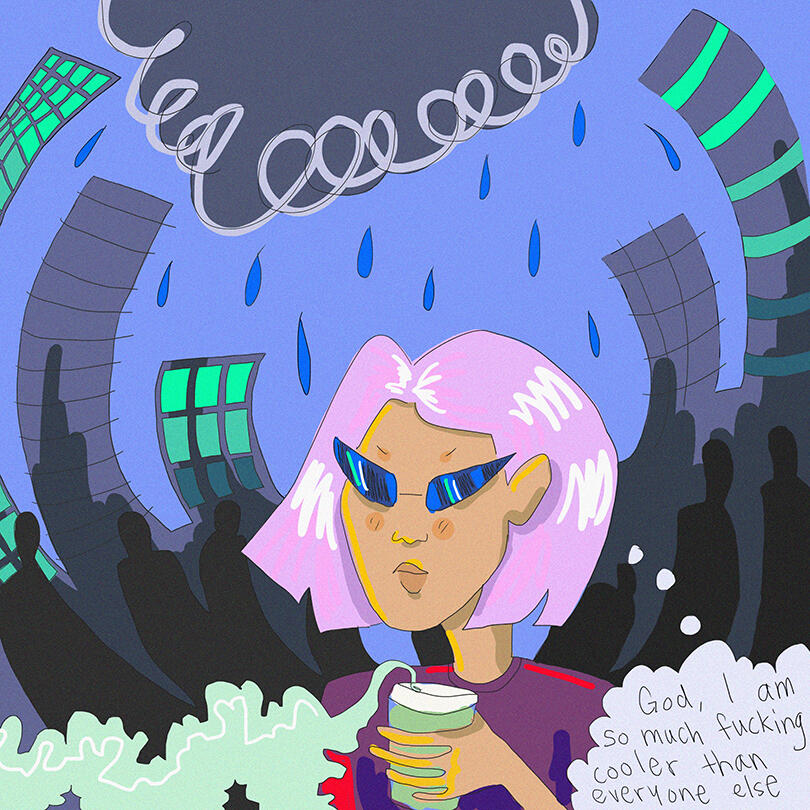 the sunglasses effect